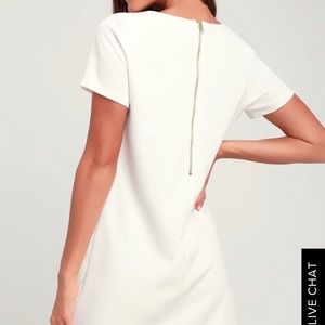 Super cute simple white dress. Worn once.